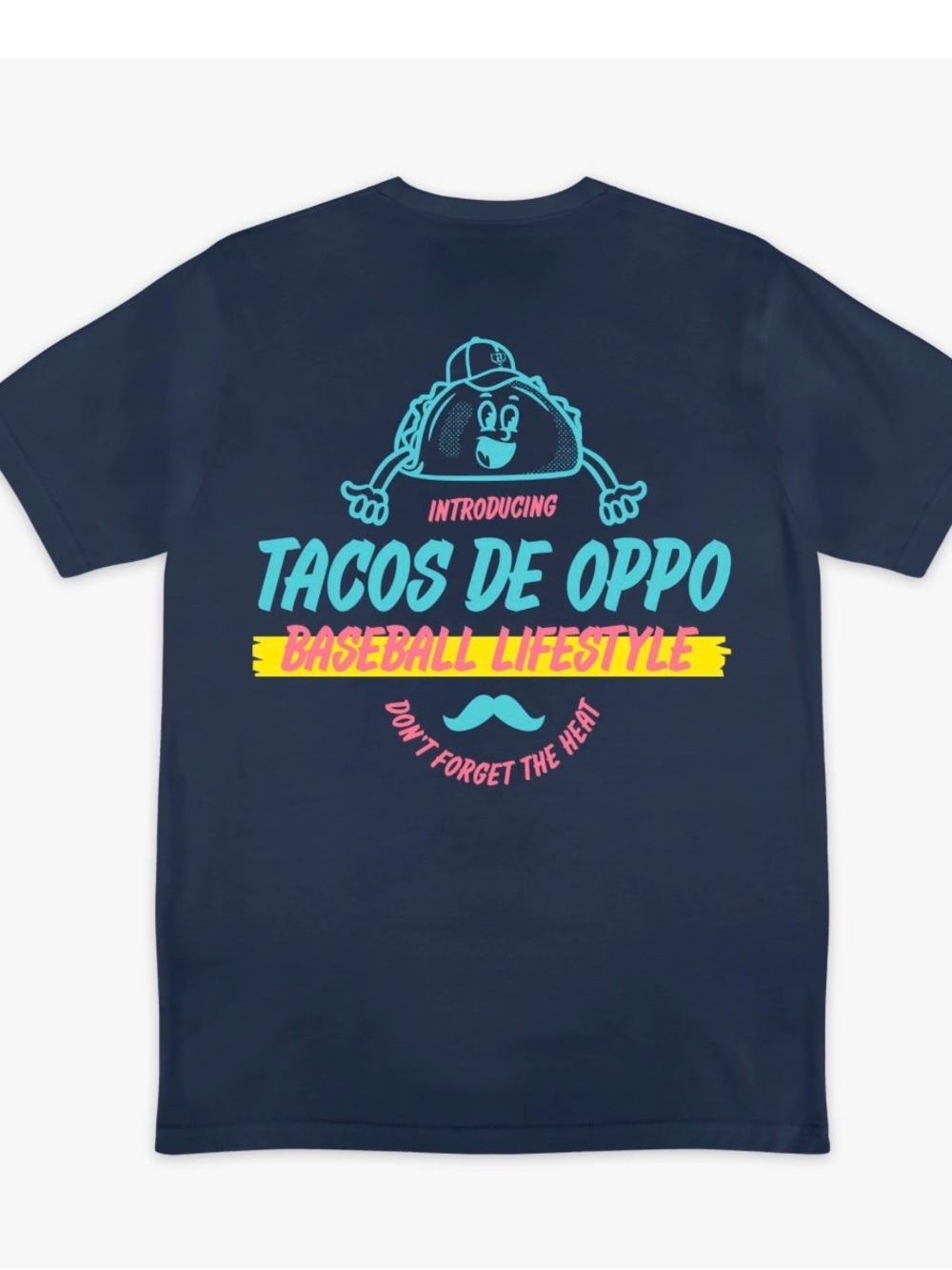 BL101 Boys Navy Taco de Oppo T-shirt